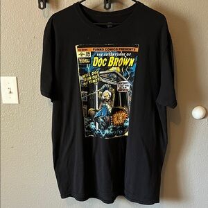 Funko Black Comic Cover Back to the Future T-Shirt